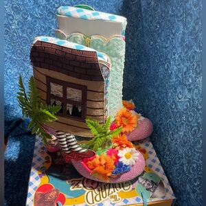 Irregular Choice Wizard of Oz Don’t Burst My Bubble Heeled Booties